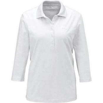 Goldner Luxe Piqué Poloshirt Wit Gr. 42