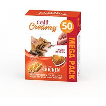 Catit Crème de poulet 50 pièces – Goût gourmand