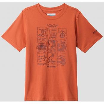 Vêtement enfant orange « Columbia Valley Creek », T-shirt à manches courtes et graphique