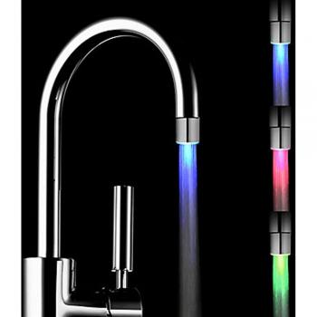 ABS Rainfall Shower with Color-Changing LED