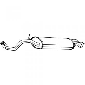 BOSAL 279-609 Cano de escape traseiro