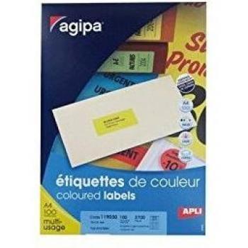 Etichette 70x31 mm Red Neon