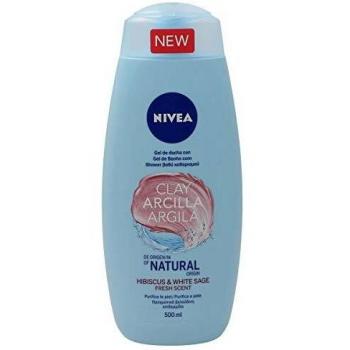 Nivea Gel Doccia Arcilla Hibiscus & Salvia Bianca 500 ml