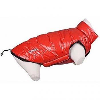 Chien style doudoune Fun Fashion rouge T40