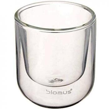 Hochwertige Espresso-Gläser NERO von Blomus im 2er Set, doppelwandiges Thermoglas