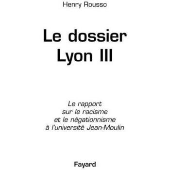 Le dossier de Lyon III