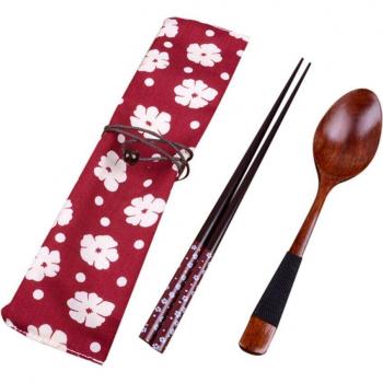 Portable Zero Waste Bamboo Cutlery Set