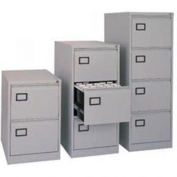 Bisley 2 Drawer Executive Filing Cabinet 711mm High