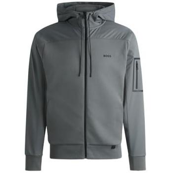 BOSS GREEN Kapuzensweatshirt Sariq mit Ärmeltasche