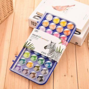 Palette de peinture aquarelle portable