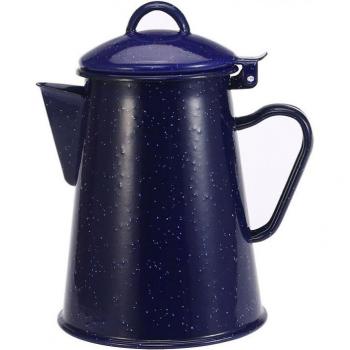 Starry Sky Blue Enamel Water Kettle with Handgrip