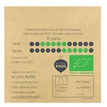 Kit de Culture Mini Radis Bio Ludivine Aubergine