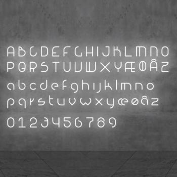 Artemide applique Alphabet of Light lettre u