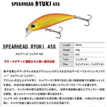 Ryuki 45S Dual Sinking Spear