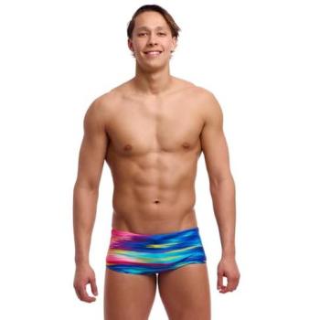 Blue‑Ocean Sidewinder Swim Shorts – Male, 32 (AU)