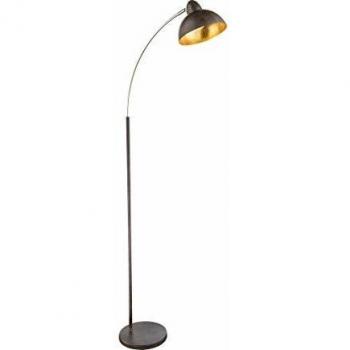 Lampadaire Rétro en Laiton – Couleur Rouille – 155 cm – E27