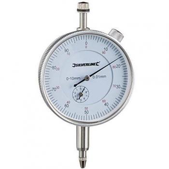 Reloj comparador métrico de 10 mm Silverline 196521