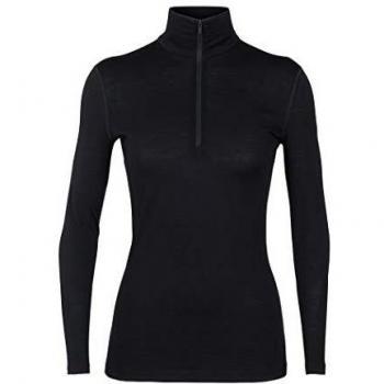 Icebreaker Maglia 200 Oasis Half Zip Nero Femminile