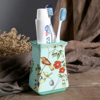 Ceramic Soap Dispenser and Jewelry Box Set