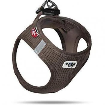 S‑Größe Curli Air‑Mesh‑Geschirrvest – Braun