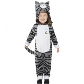 Disfraz de niña de Mog el Gato Gris