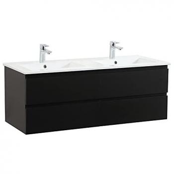 Mueble de Lavabo Doble Sorrento 120 cm con Encimera de Cerámica