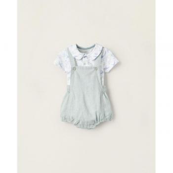 Conjunto de bebé niño 2 piezas: body y ranita estampada
