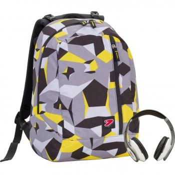 The Double Cube Zaino con cuffie stereo incluse!