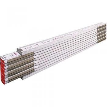 Stabila Wooden Folding Ruler 2m, Metric Scale Type 1607