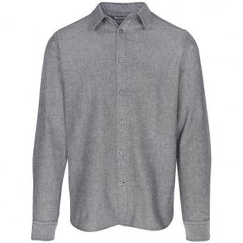 Knowledge Cotton Apparel Slim Fit Flanellhemd Grau für Herren L