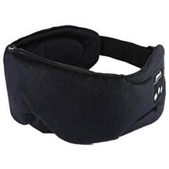 Masque de Sommeil avec Casque Bluetooth Noir