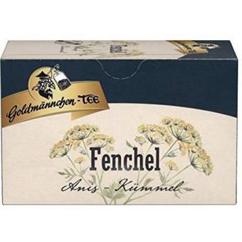 Goldmännchen Kräutertee Fenchel‑Anis‑Kümmel – Thüringer Originalqualität, 20 Teebeutel