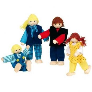 Biegepuppen Junge Familie, H= 10
