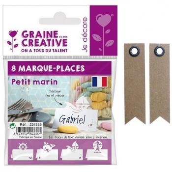 Segnaposti Marinaio con Gagliardetto e Etichette Kraft
