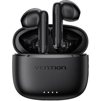 Vention Auriculares Bluetooth ELF E03 NBHB0 con estuche de carga, autonomía 6h, color negro