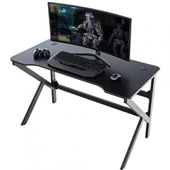 Mesa de juego Lewiston con luces LED y diseño en carbono