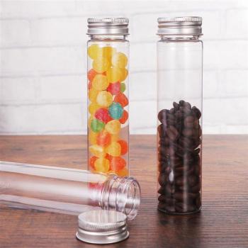 110ml Clear Plastic Test Tubes with Screw Caps for Cosmetics