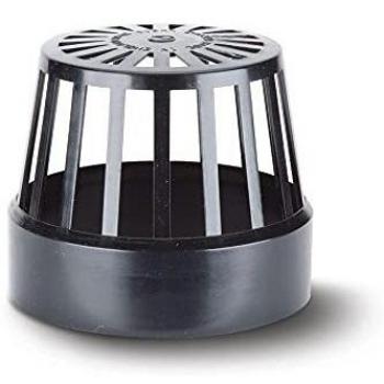 Black Soil Vent Terminal 110mm