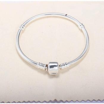 Women's 925 Sterling Silver Long Snake Chain Bracelet