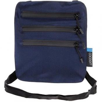 Cocoon Geheimtuch Silketasche für Wertgegenstände – 19x16cm, blau