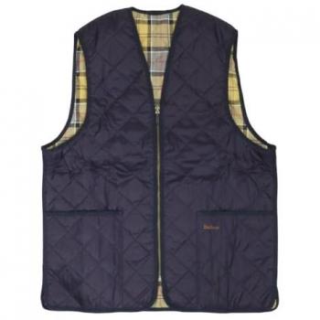 Barbour Men's Navy Quilted Zip-In Liner Vest