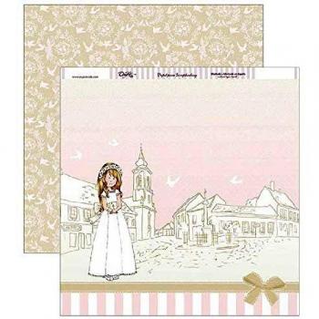 PAPEL SCRAPBOOK DAYKA 30.5X30.5 CM COMUNIÓN