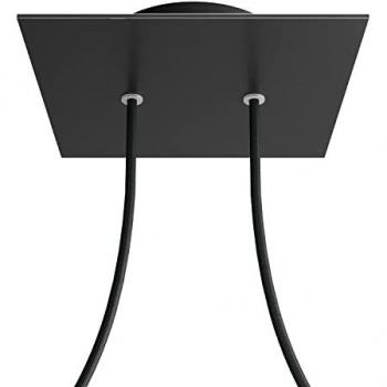 Creative Cables Kit Rose‑One Carré Noir Mat 200 mm