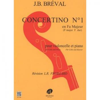 Concertino n° 1 en Fa Majeur pour violoncelle et piano de Jean-Baptiste Bréval