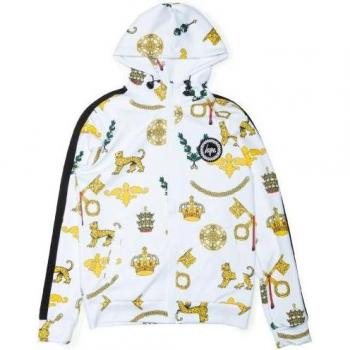 CapoHype Felpa Zip Reale Uomo