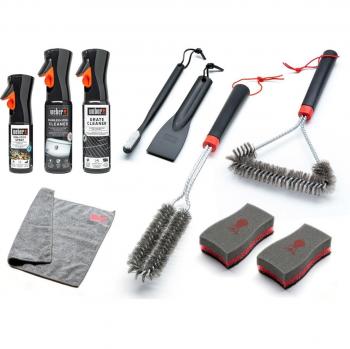 Weber Grillpflege-Set für Edelstahl-Oberflächen