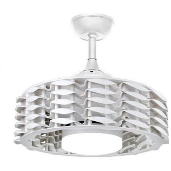 Ventola da soffitto LED DC 24W CCT Bianco