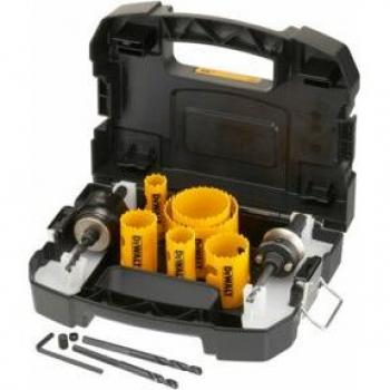 Mallette de transport avec 10 scies cloches bimétalliques Dewalt – 16 à 64 mm