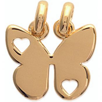 Riflessi d’Oro [J2055] – Pendente Papillon Inossidabile 15x14 mm