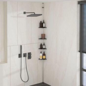 Mesa de Baño con Estantería Angulada Prolenta Premium 4